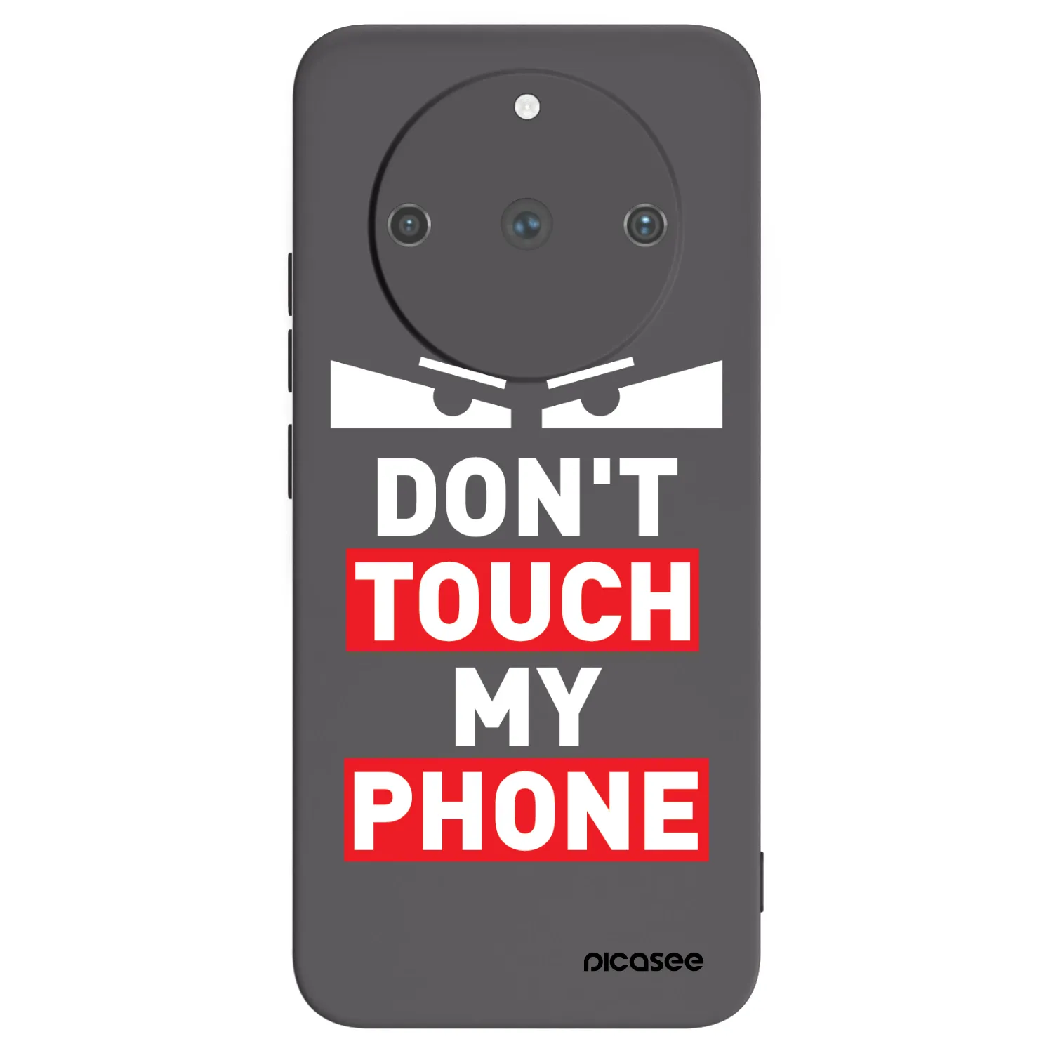 Picasee silikonowe czarne etui na Realme 11 Pro+ - Shadow Eye - Transparent