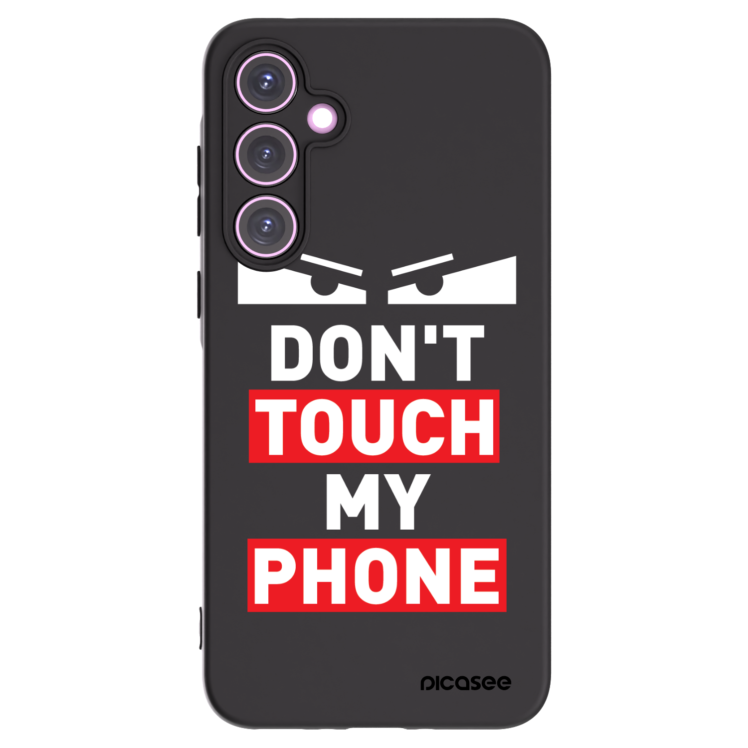 Picasee silikonowe czarne etui na Samsung Galaxy A35 5G A356B - Shadow Eye - Transparent