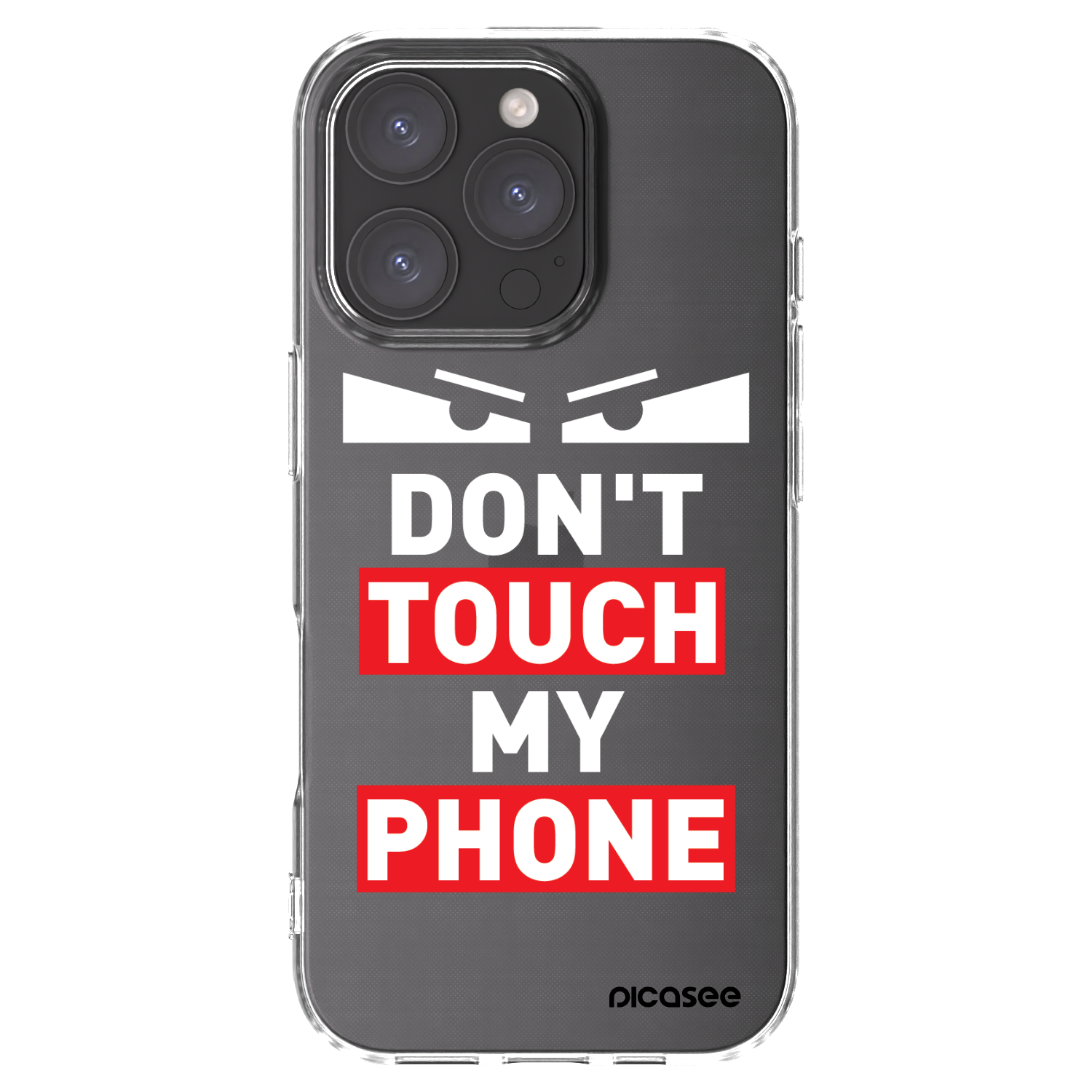Picasee silikonowe przeźroczyste etui na Apple iPhone 16 Pro - Shadow Eye - Transparent