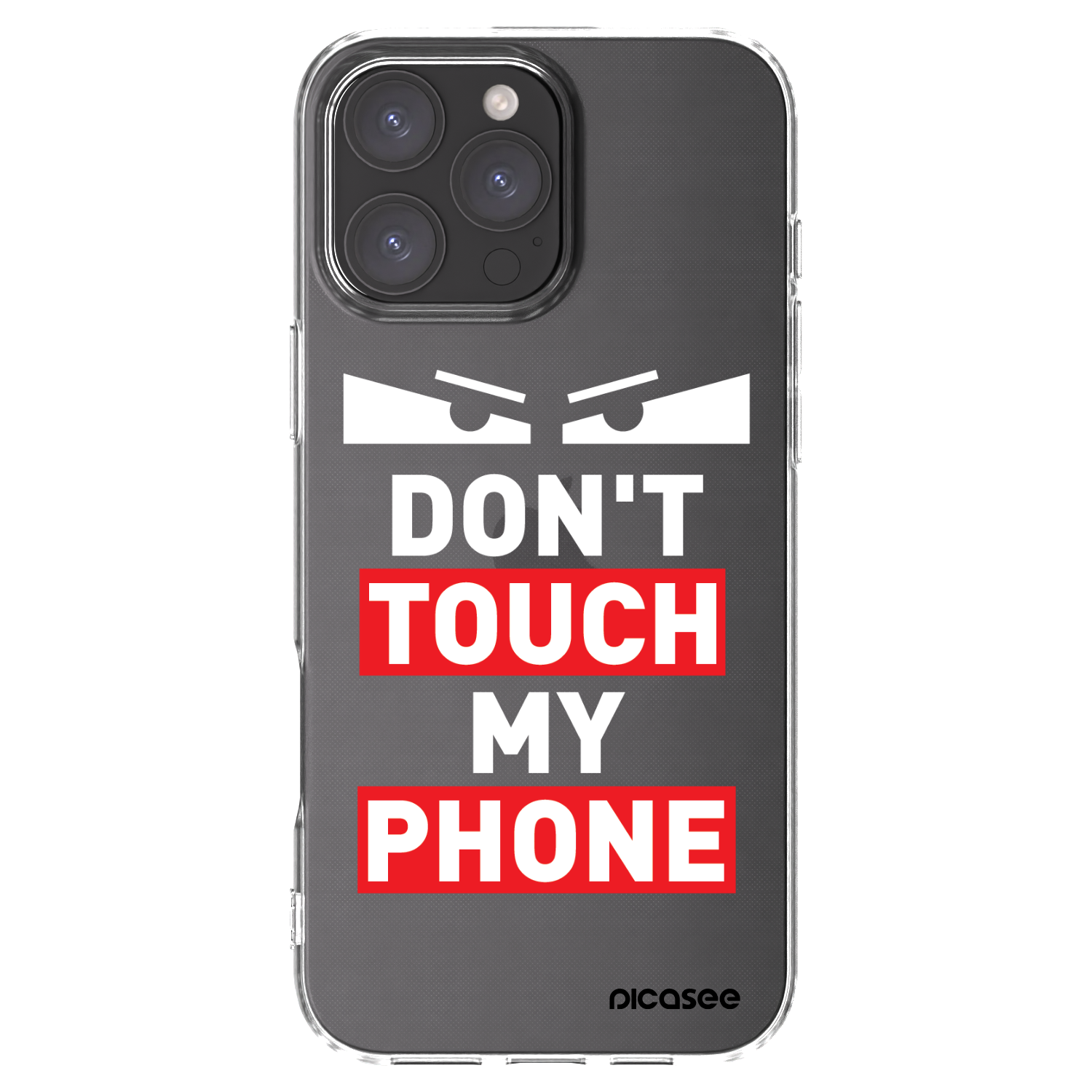 Picasee silikonowe przeźroczyste etui na Apple iPhone 16 Pro Max - Shadow Eye - Transparent