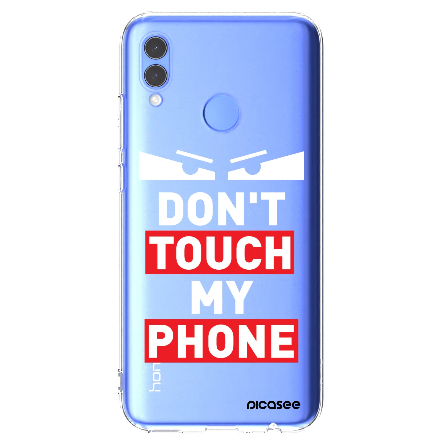 Picasee silikonowe przeźroczyste etui na Honor 10 Lite - Shadow Eye - Transparent