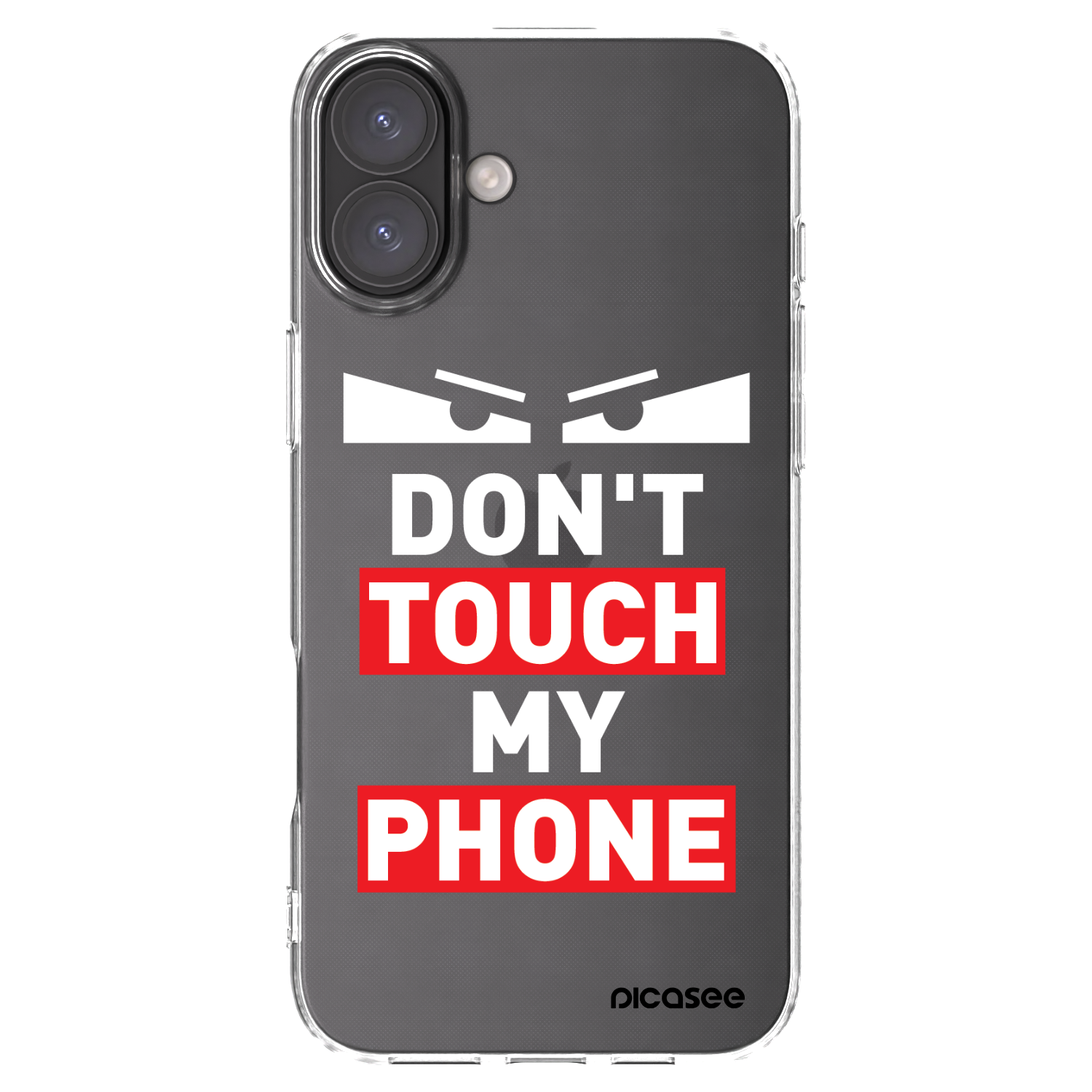 Picasee silikonowe przeźroczyste etui na Apple iPhone 16 Plus - Shadow Eye - Transparent