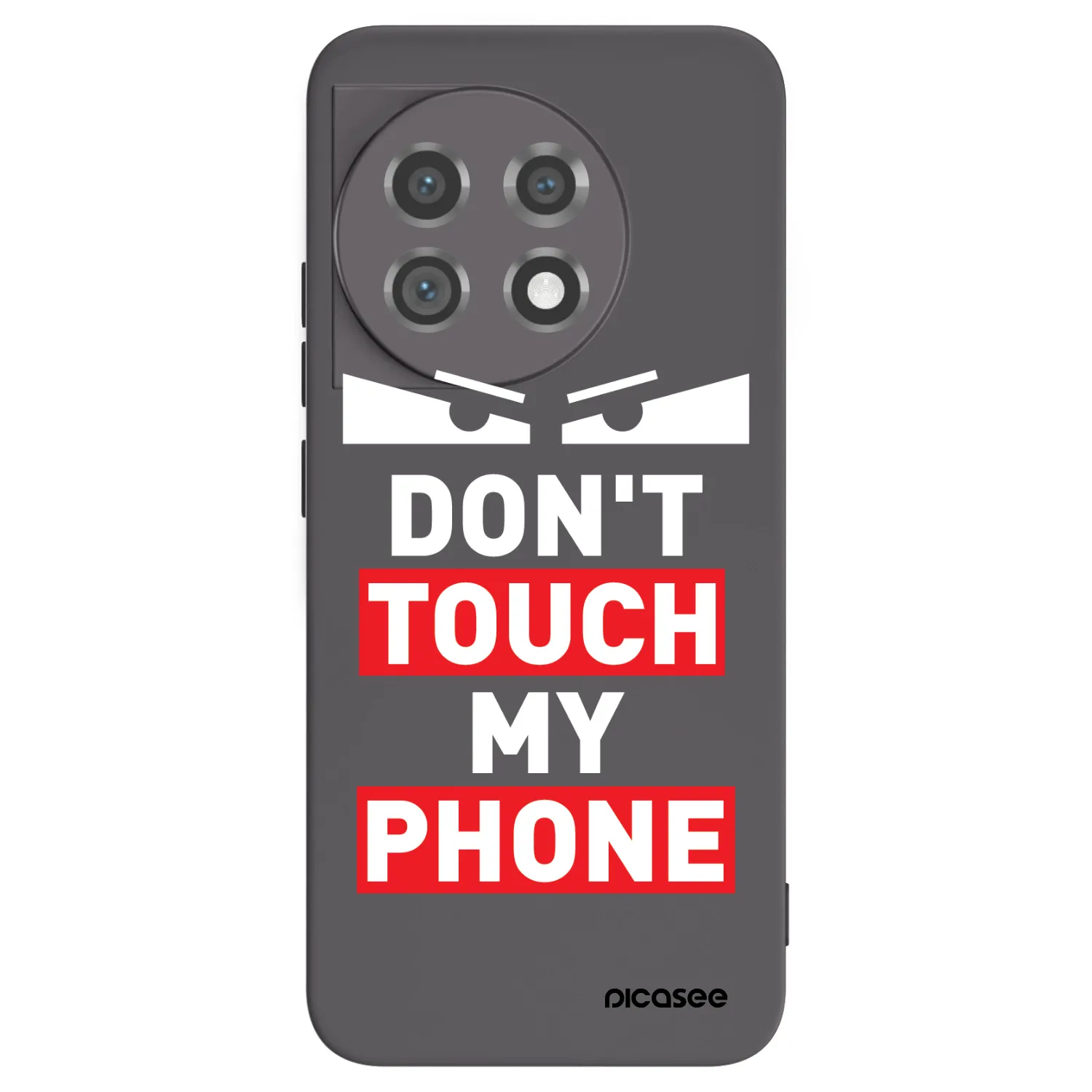 Picasee silikonowe czarne etui na OnePlus 11 5G - Shadow Eye - Transparent