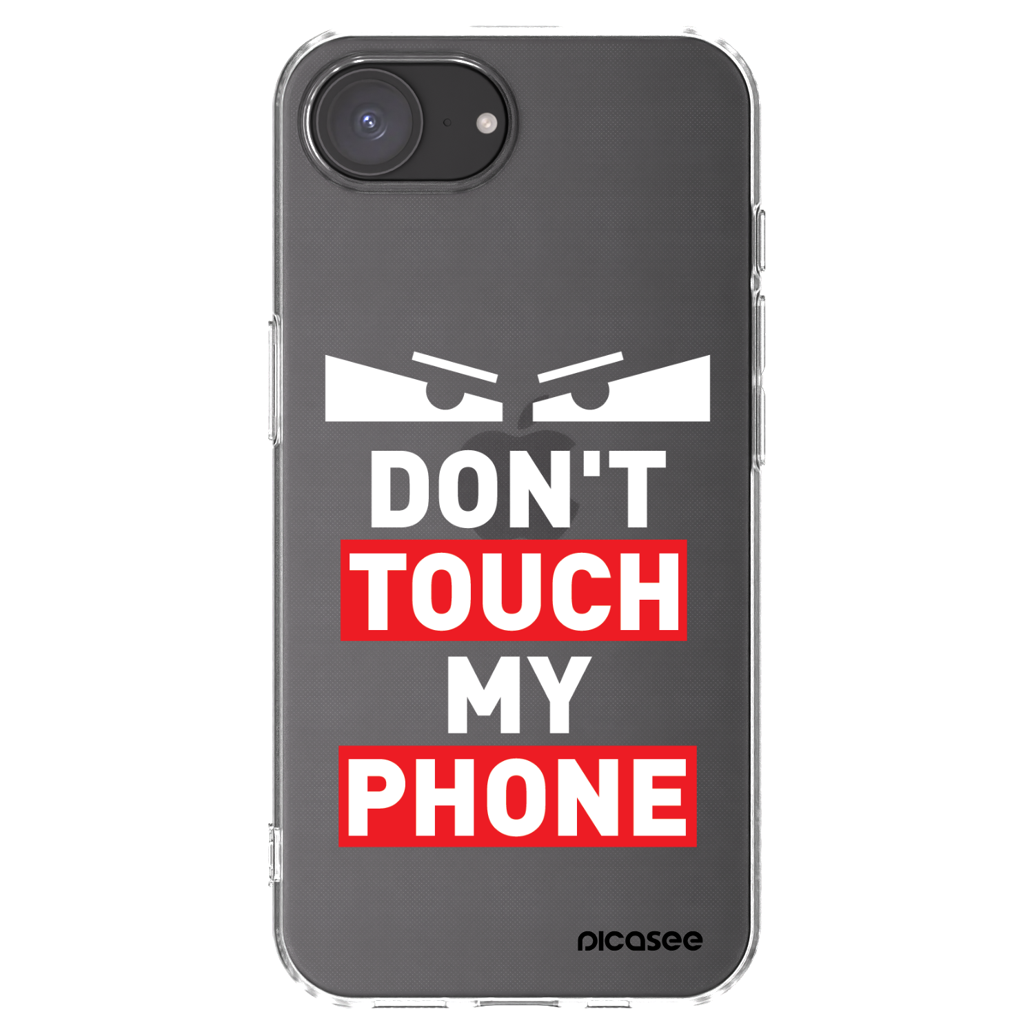 Picasee silikonowe przeźroczyste etui na Apple iPhone 16e - Shadow Eye - Transparent