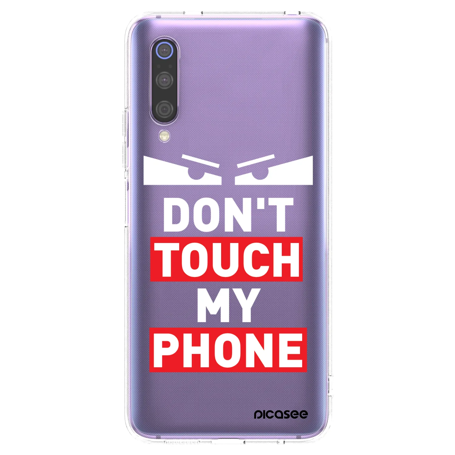 Picasee silikonowe przeźroczyste etui na Xiaomi Mi 9 - Shadow Eye - Transparent