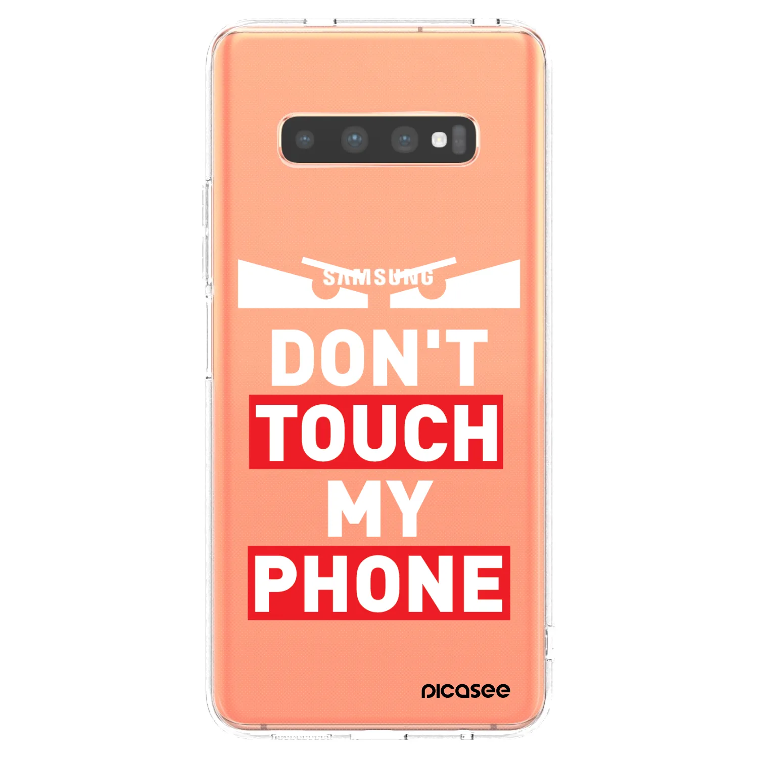 Picasee silikonowe przeźroczyste etui na Samsung Galaxy S10 Plus G975 - Shadow Eye - Transparent