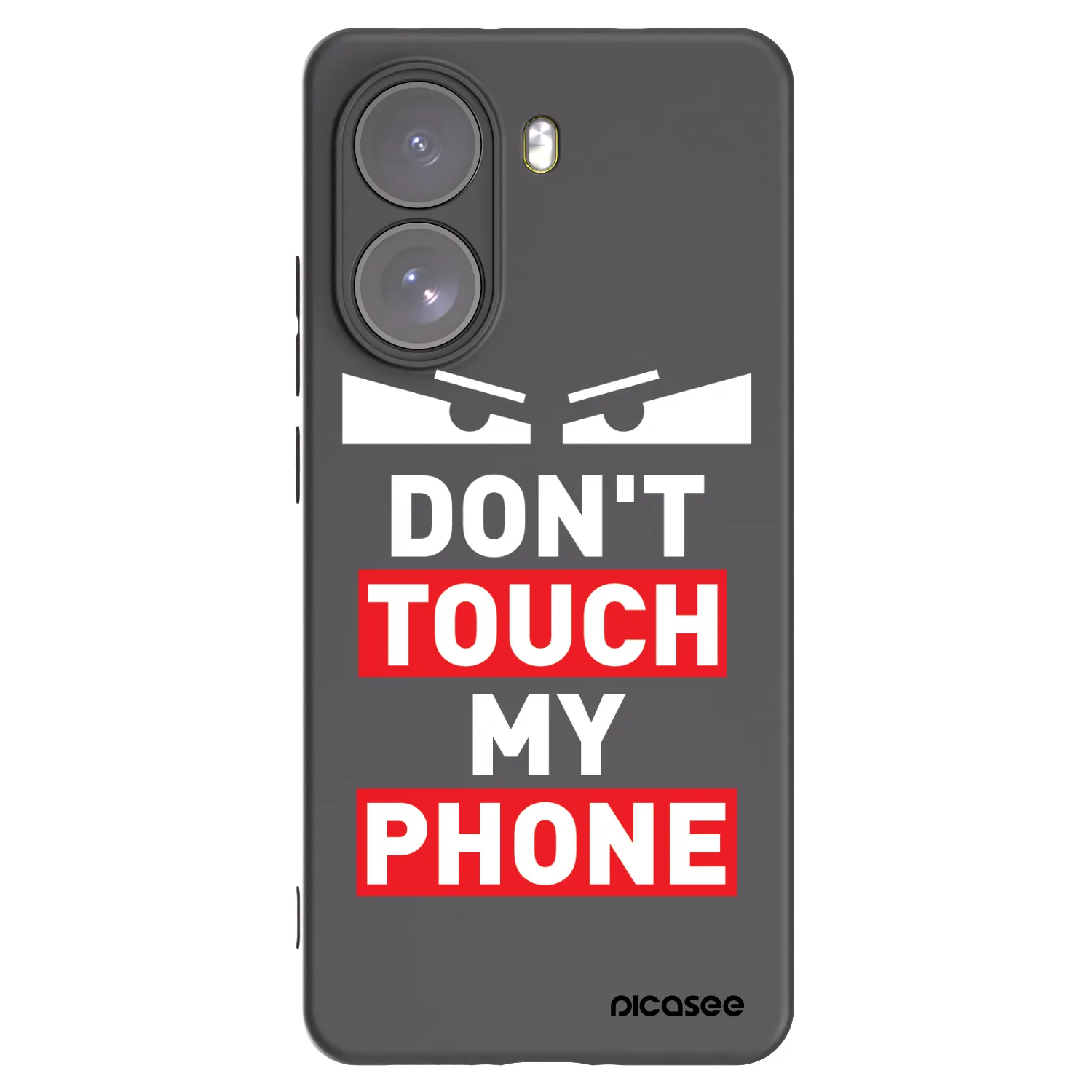 Picasee silikonowe czarne etui na Xiaomi Poco X7 - Shadow Eye - Transparent