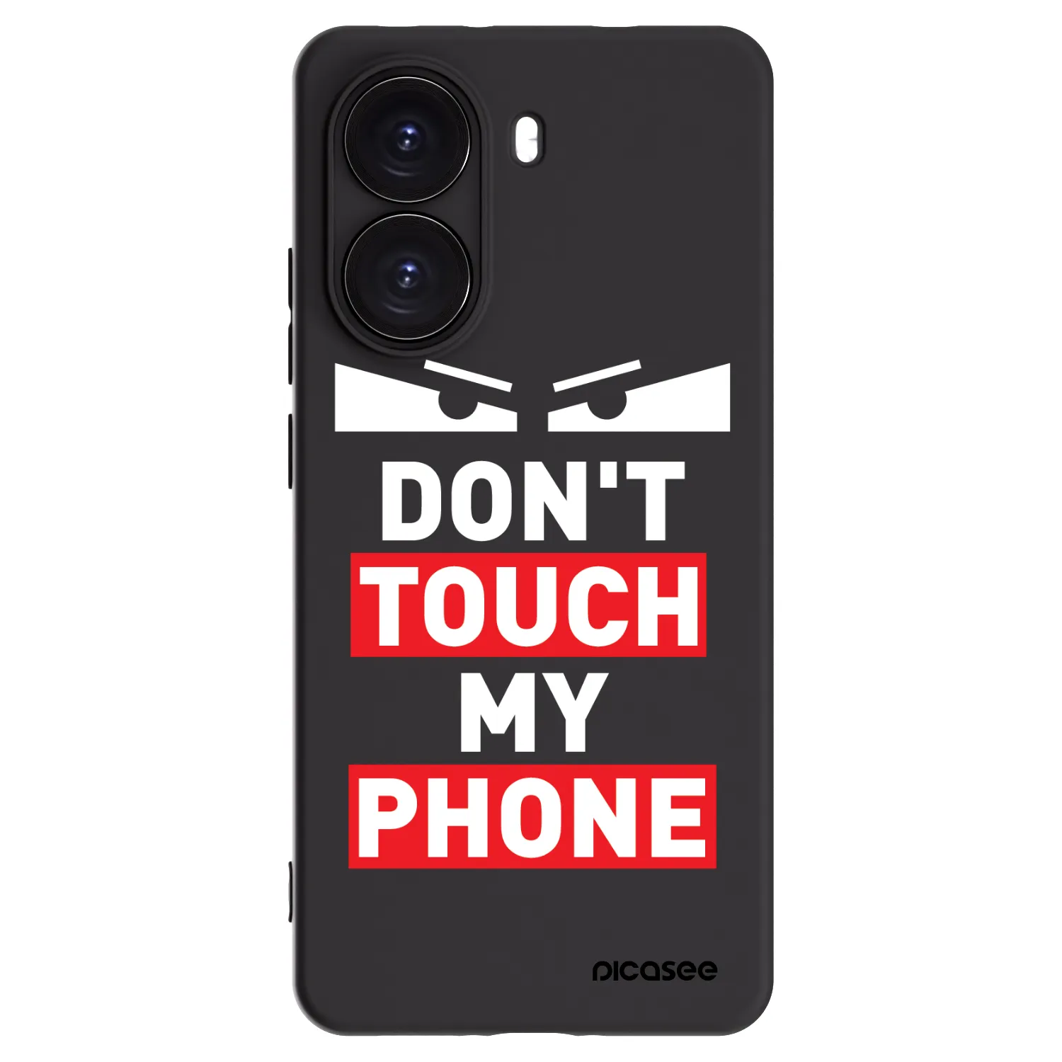 Picasee silikonowe czarne etui na Xiaomi Poco X7 Pro 5G - Shadow Eye - Transparent
