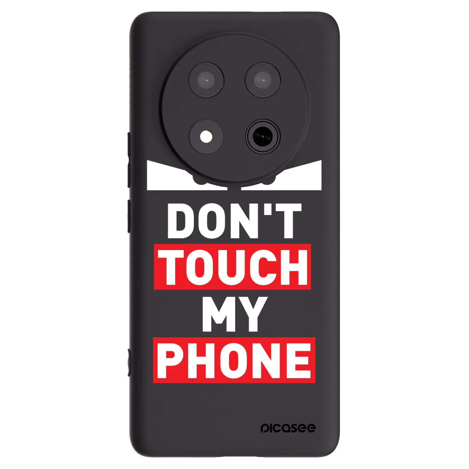 Picasee silikonowe czarne etui na Honor Magic7 Lite 5G - Shadow Eye - Transparent