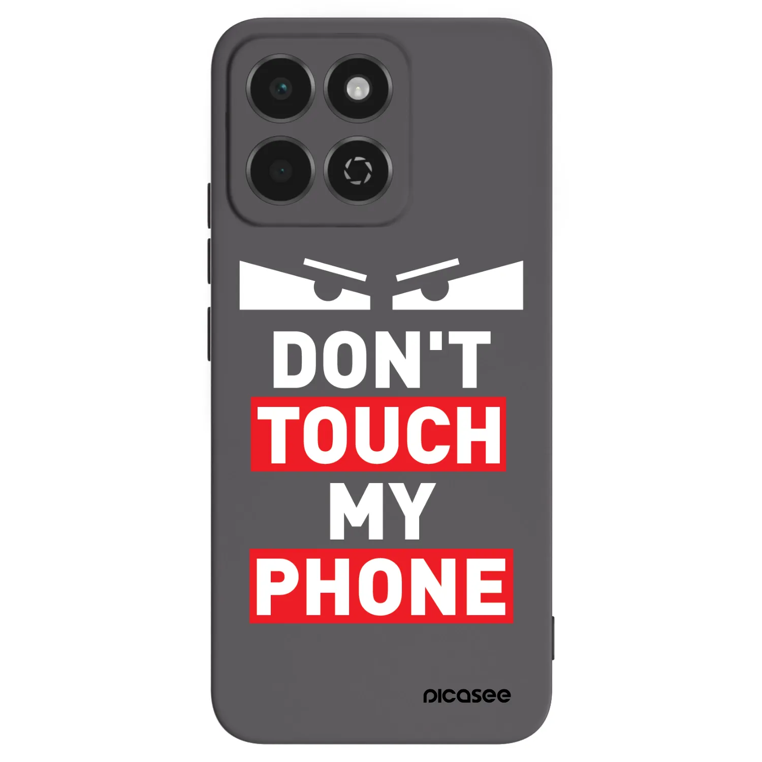 Picasee silikonowe czarne etui na Honor 200 Smart 5G - Shadow Eye - Transparent