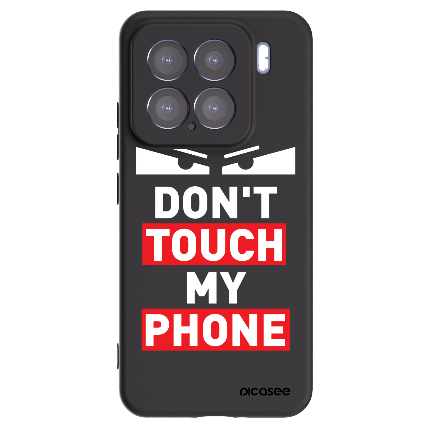 Picasee silikonowe czarne etui na Xiaomi 15 - Shadow Eye - Transparent
