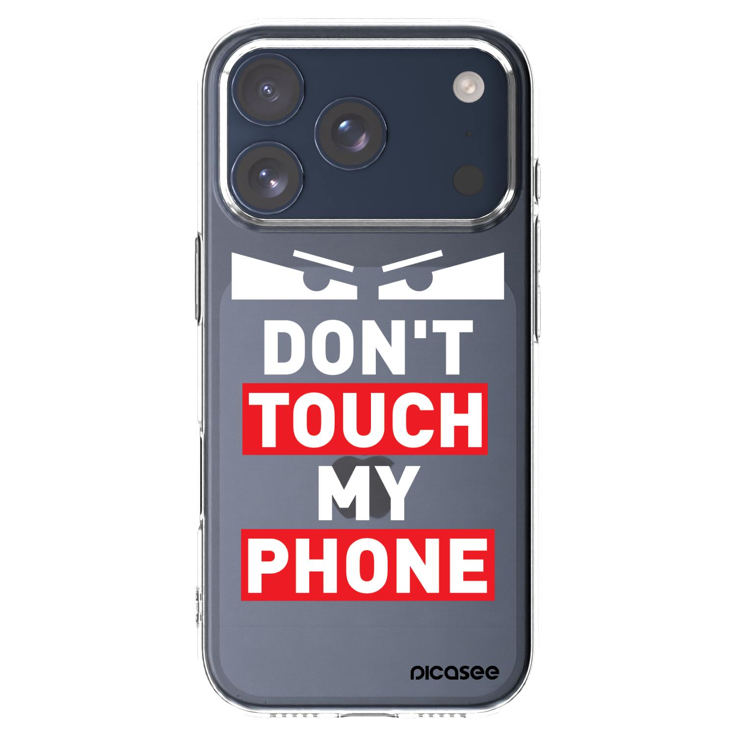 Picasee silikonowe przeźroczyste etui na Apple iPhone 17 Pro - Shadow Eye - Transparent