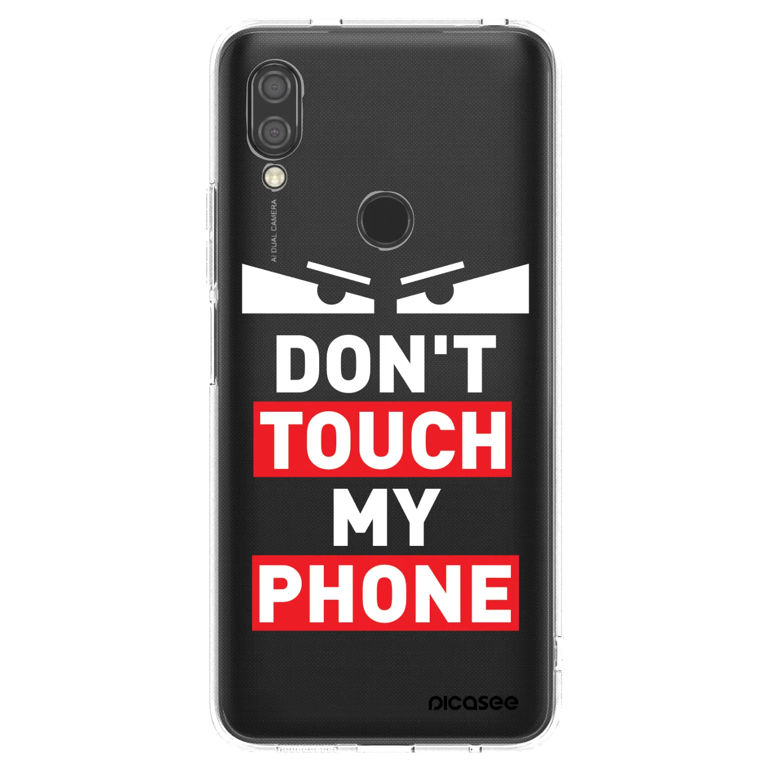 Picasee silikonowe przeźroczyste etui na Xiaomi Redmi 7 - Shadow Eye - Transparent