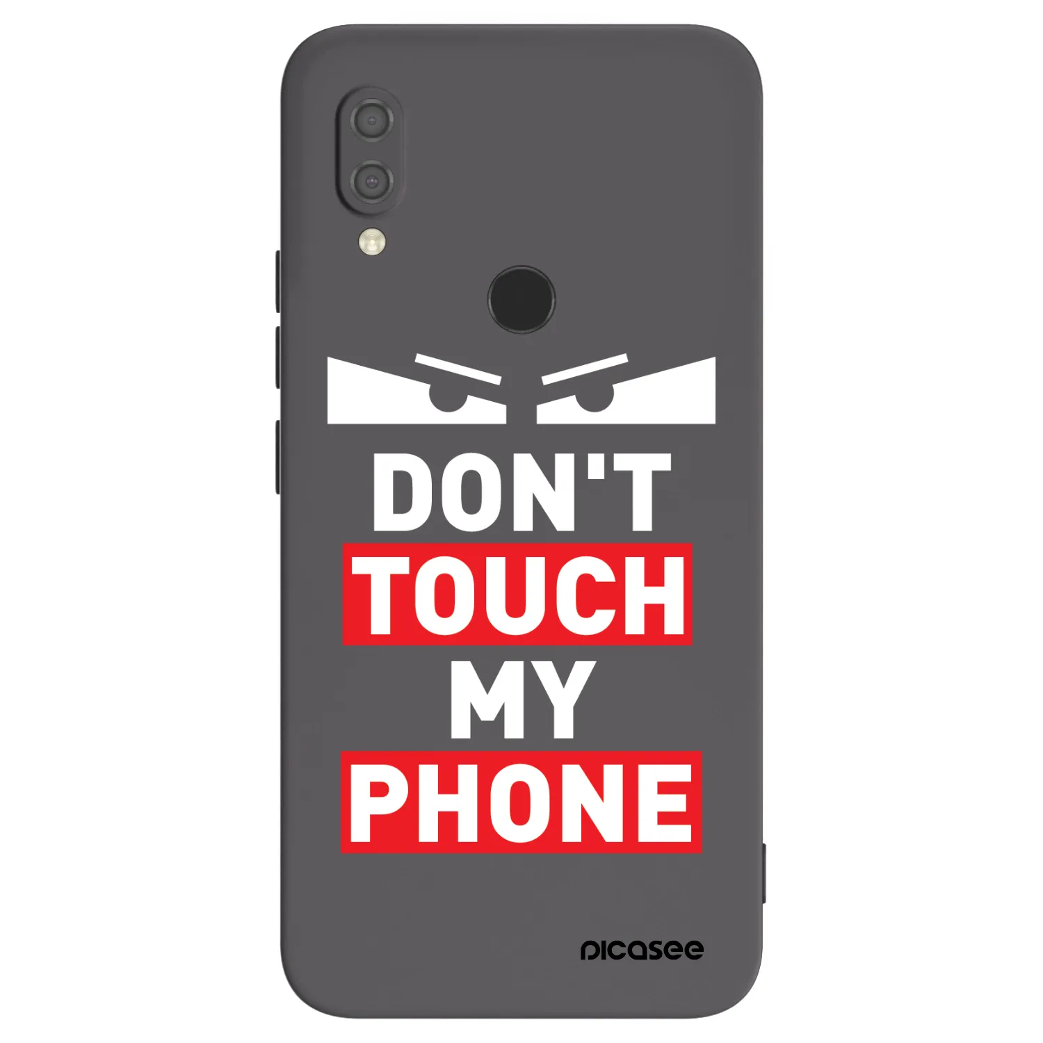 Picasee silikonowe czarne etui na Xiaomi Redmi 7 - Shadow Eye - Transparent