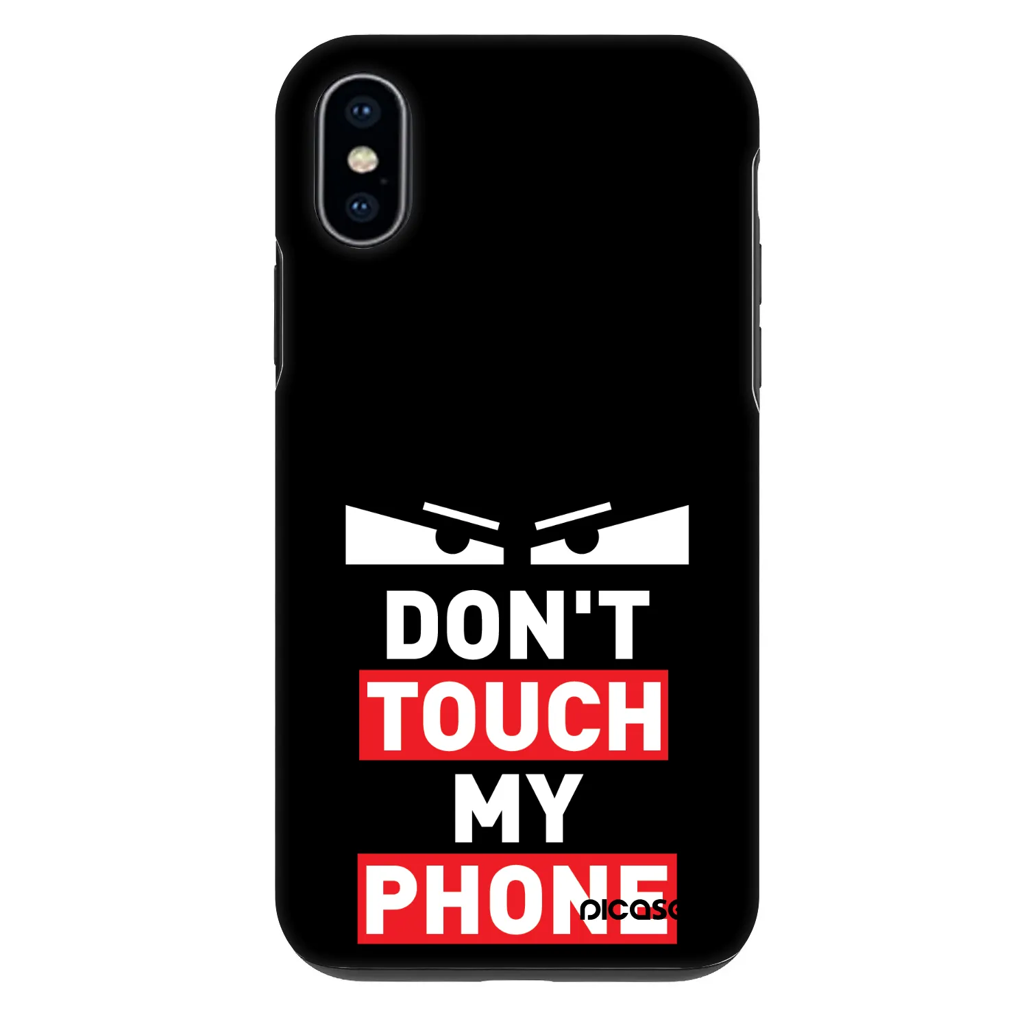 Picasee Fashion Case na Apple iPhone X/XS - Shadow Eye - Transparent