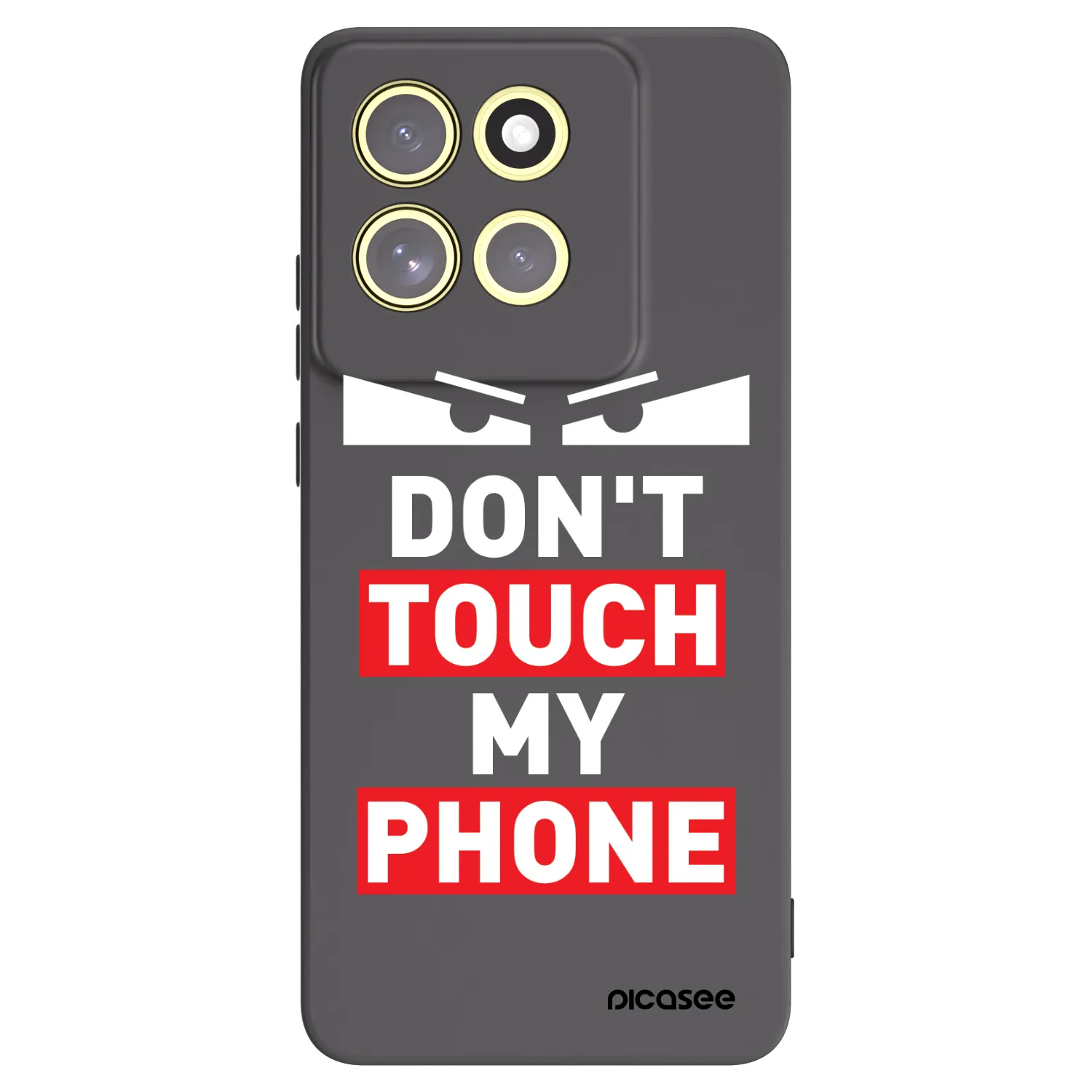 Picasee silikonowe czarne etui na Motorola Moto G86 Power 5G - Shadow Eye - Transparent