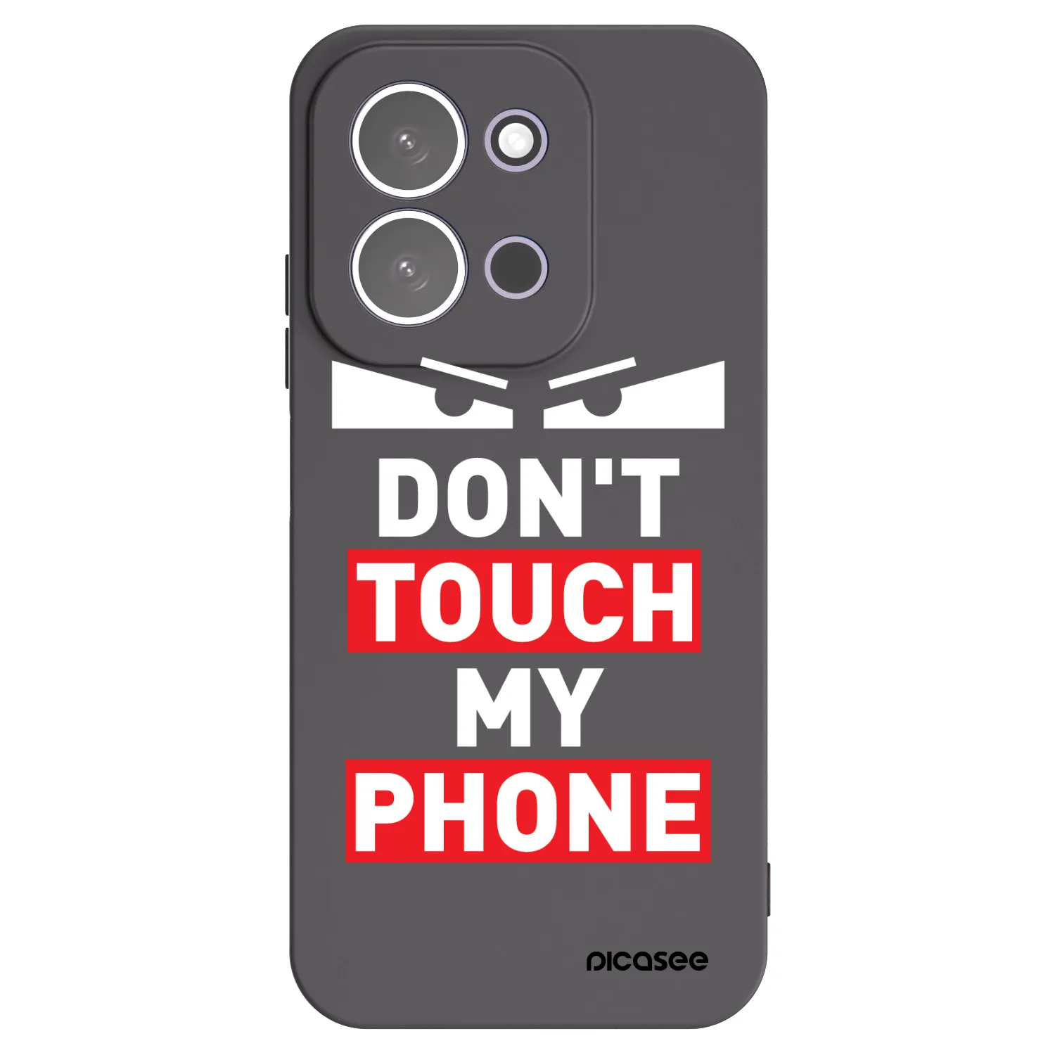 Picasee silikonowe czarne etui na Xiaomi Redmi 15C 5G - Shadow Eye - Transparent