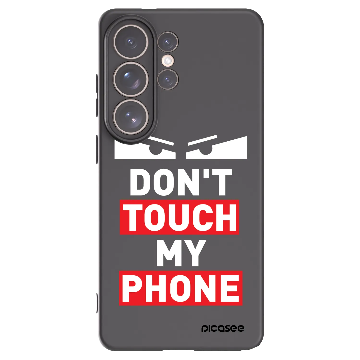 Picasee silikonowe czarne etui na Samsung Galaxy S26 Ultra - Shadow Eye - Transparent