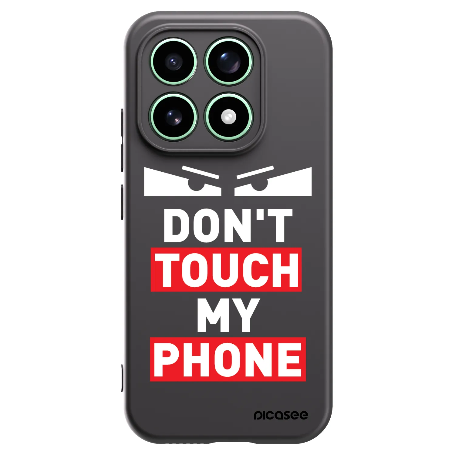 Picasee silikonowe czarne etui na Xiaomi 17 - Shadow Eye - Transparent