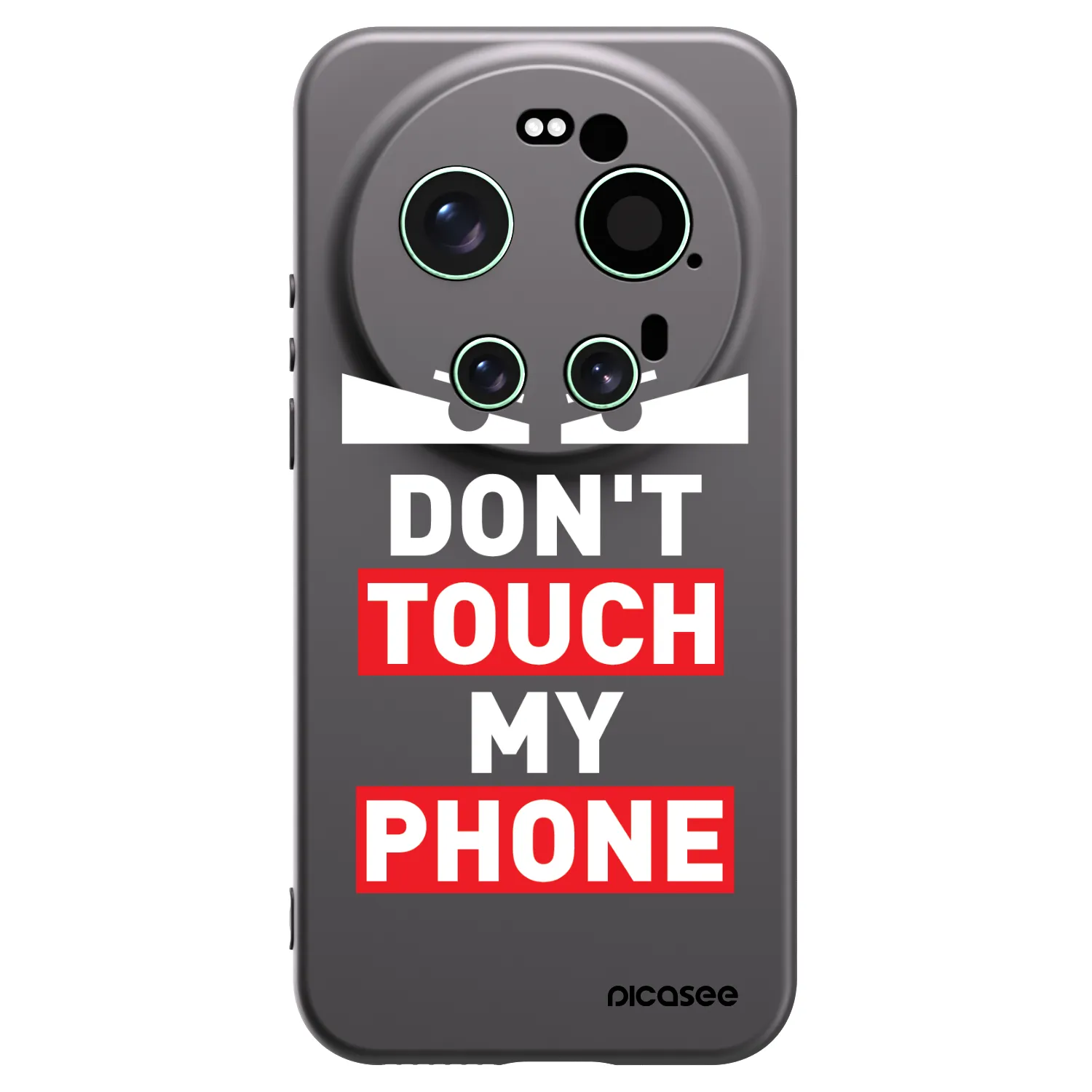 Picasee silikonowe czarne etui na Xiaomi 17 Ultra - Shadow Eye - Transparent