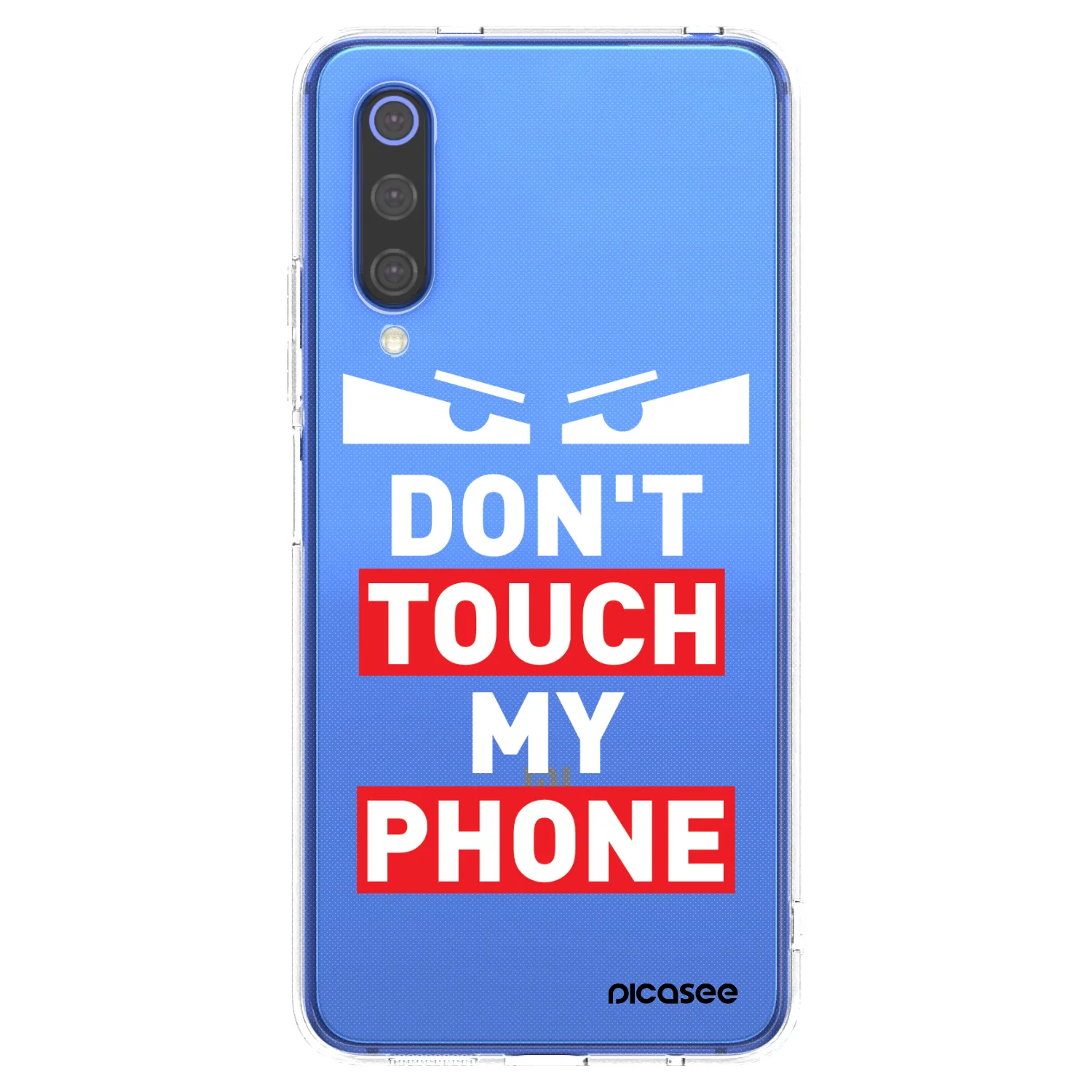 Picasee silikonowe przeźroczyste etui na Xiaomi Mi 9 SE - Shadow Eye - Transparent