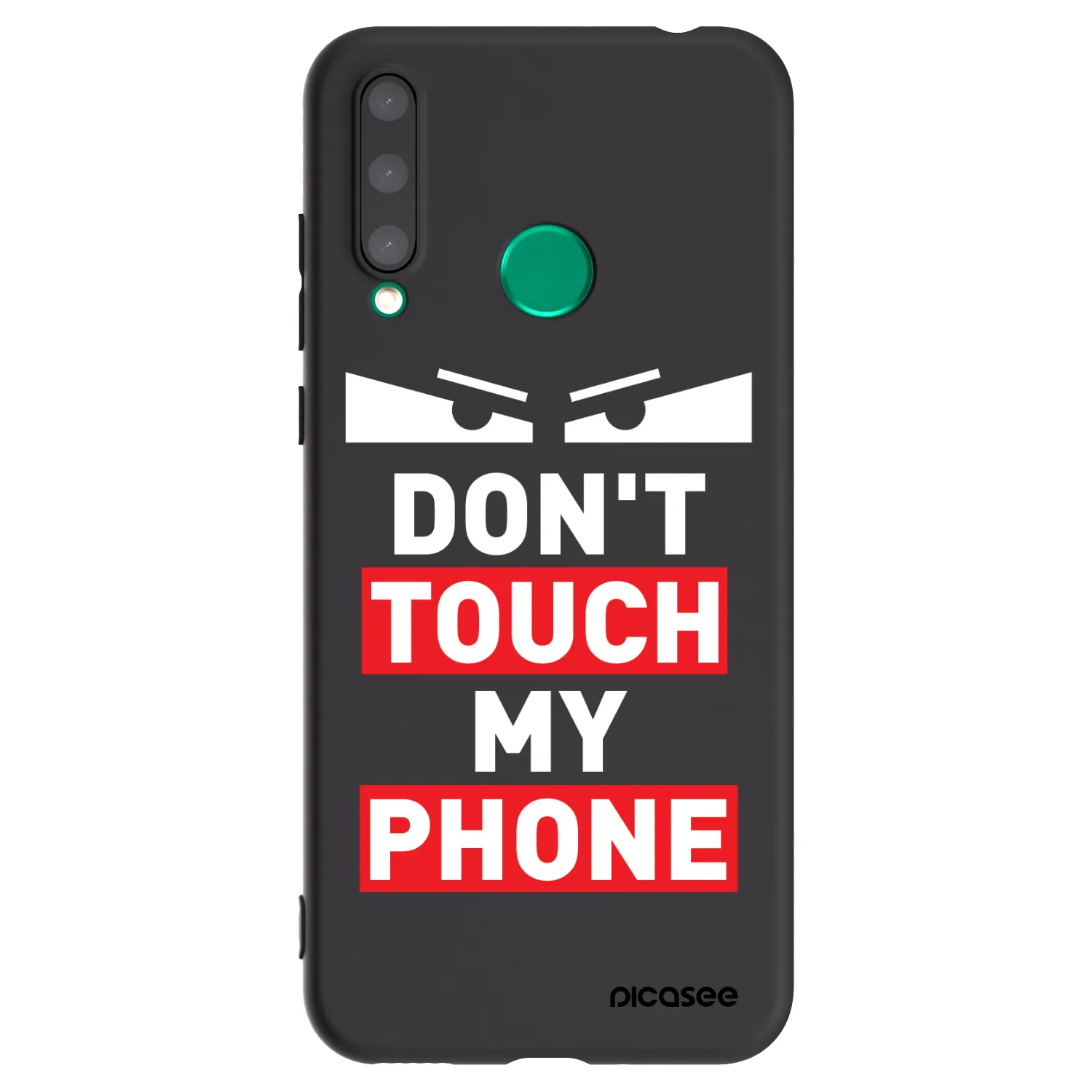 Picasee silikonowe czarne etui na Honor 20 Lite - Shadow Eye - Transparent