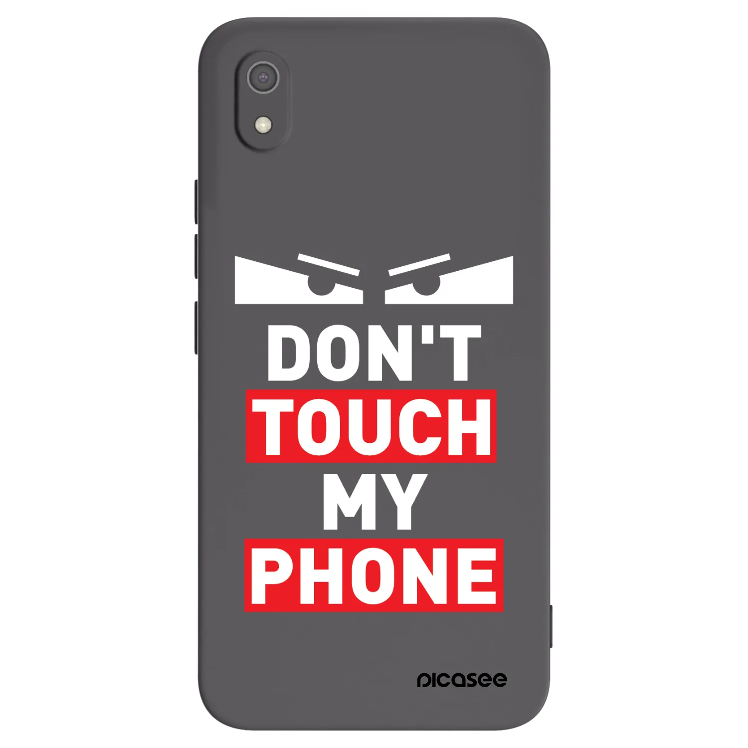Picasee silikonowe czarne etui na Xiaomi Redmi 7A - Shadow Eye - Transparent