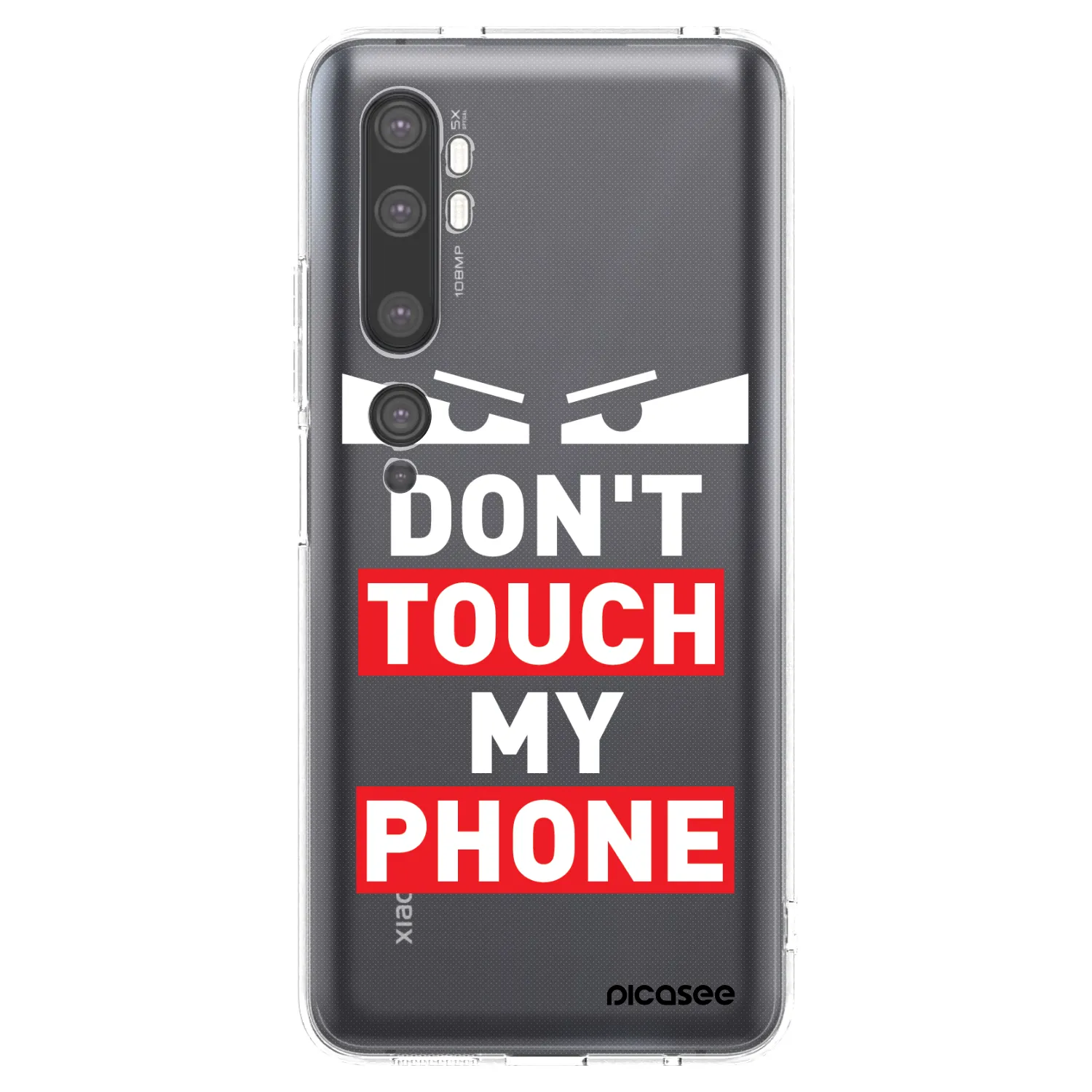 Picasee silikonowe przeźroczyste etui na Xiaomi Mi Note 10 (Pro) - Shadow Eye - Transparent