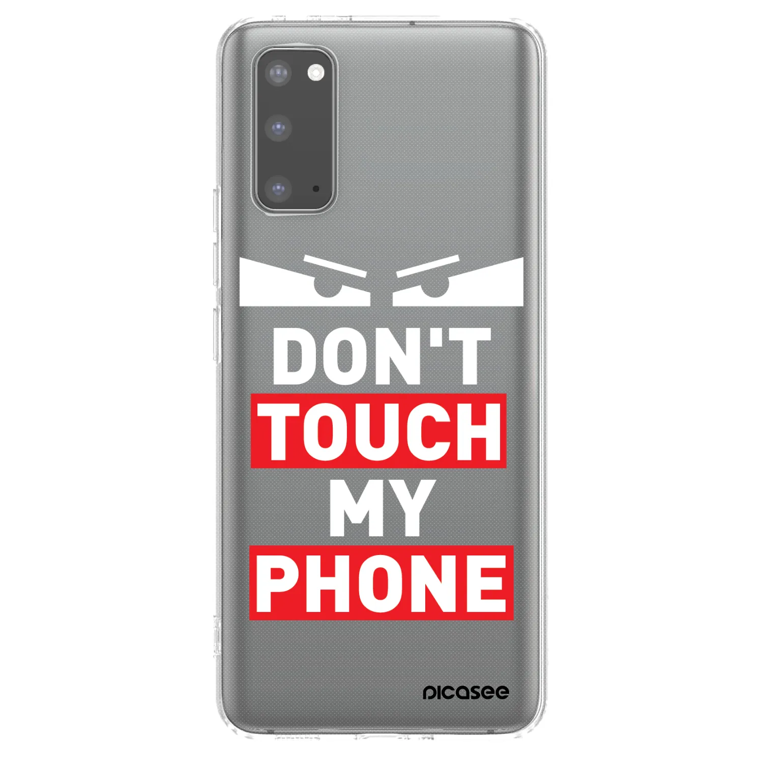 Picasee silikonowe przeźroczyste etui na Samsung Galaxy S20 G980F - Shadow Eye - Transparent