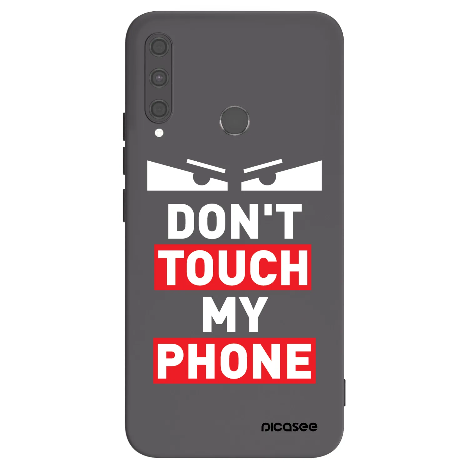 Picasee silikonowe czarne etui na Huawei P40 Lite E - Shadow Eye - Transparent