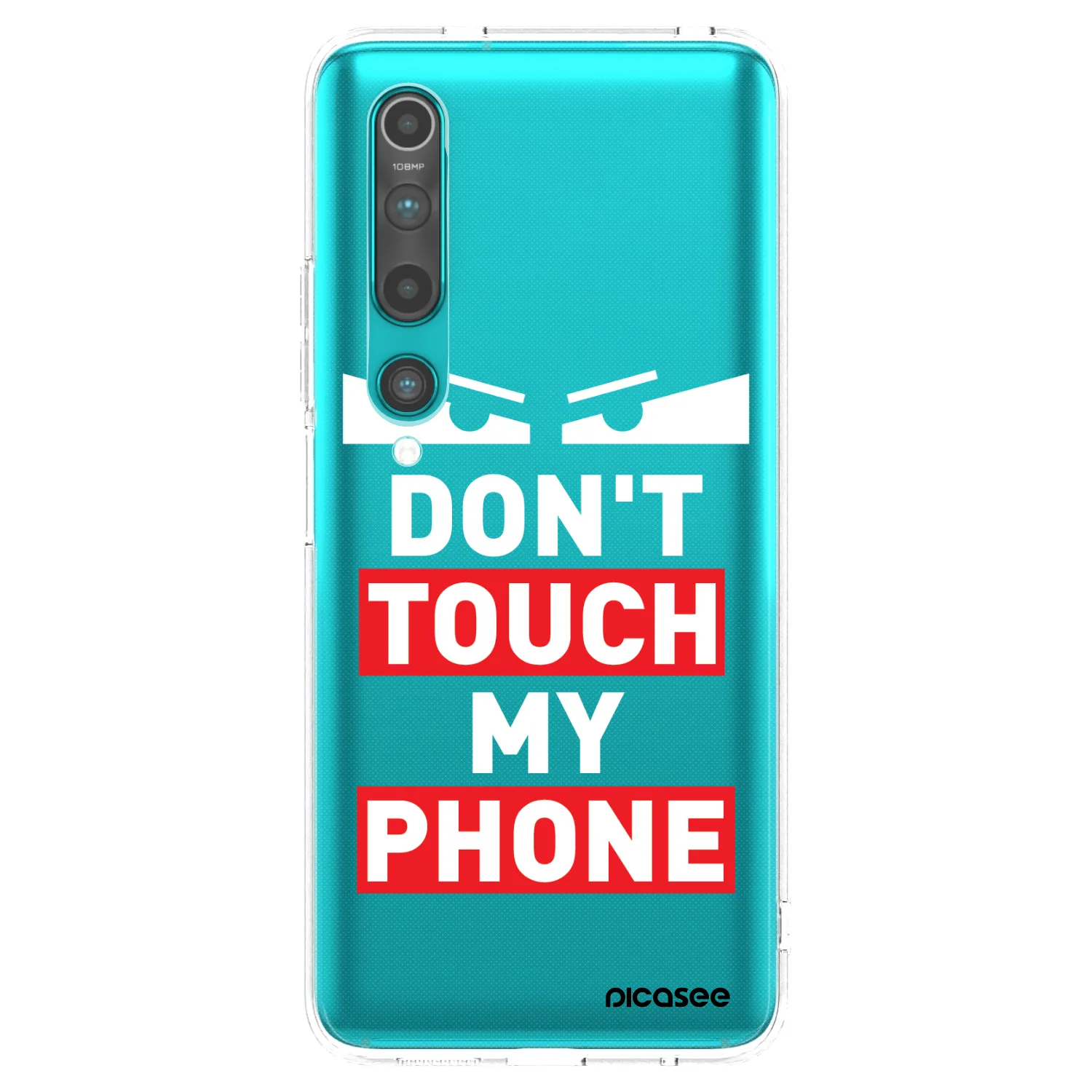 Picasee silikonowe przeźroczyste etui na Xiaomi Mi 10 - Shadow Eye - Transparent