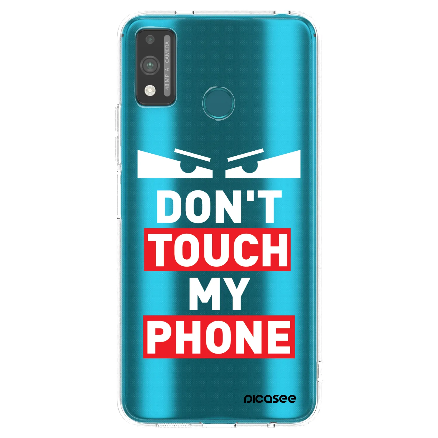 Picasee silikonowe przeźroczyste etui na Honor 9X Lite - Shadow Eye - Transparent