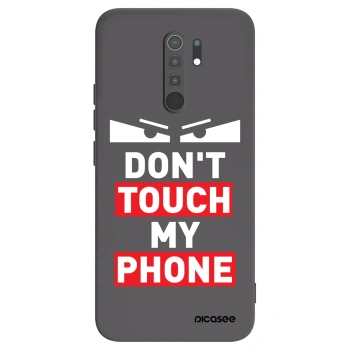 Picasee silikonowe czarne etui na Xiaomi Redmi 9 - Shadow Eye - Transparent