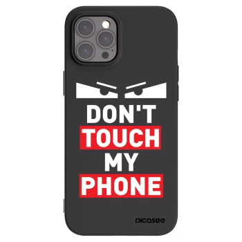 Picasee silikonowe czarne etui na Apple iPhone 12 Pro Max - Shadow Eye - Transparent