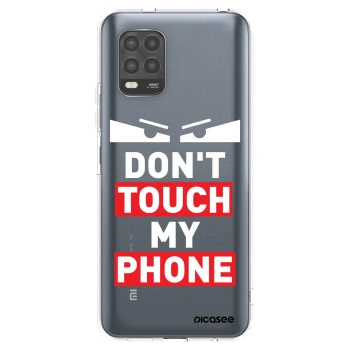 Picasee silikonowe przeźroczyste etui na Xiaomi Mi 10 Lite - Shadow Eye - Transparent