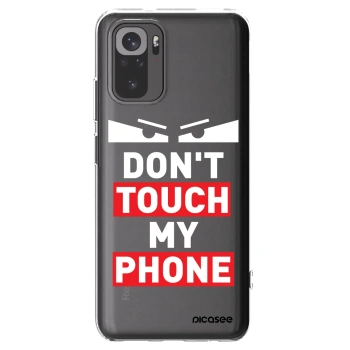 Picasee silikonowe przeźroczyste etui na Xiaomi Redmi Note 10S - Shadow Eye - Transparent