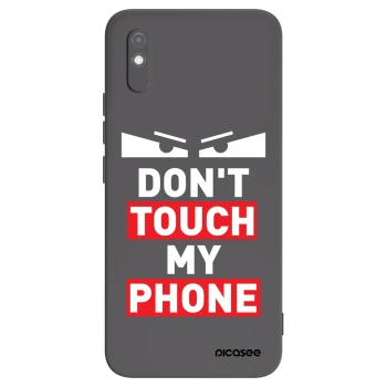 Picasee silikonowe czarne etui na Xiaomi Redmi 9AT - Shadow Eye - Transparent