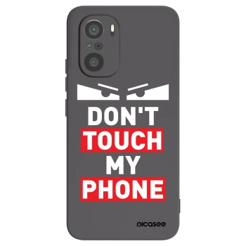 Picasee silikonowe czarne etui na Xiaomi Poco F3 - Shadow Eye - Transparent