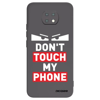 Picasee silikonowe czarne etui na Xiaomi Redmi Note 9T - Shadow Eye - Transparent
