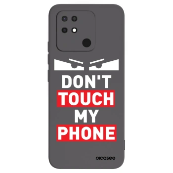 Picasee silikonowe czarne etui na Xiaomi Redmi 10C - Shadow Eye - Transparent