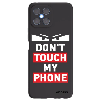 Picasee silikonowe czarne etui na Honor X8 4G - Shadow Eye - Transparent