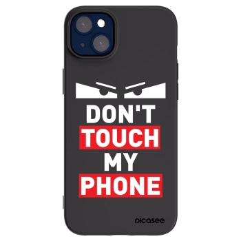 Picasee silikonowe czarne etui na Apple iPhone 14 Plus - Shadow Eye - Transparent