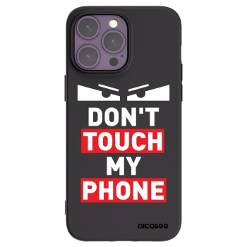 Picasee silikonowe czarne etui na Apple iPhone 14 Pro Max - Shadow Eye - Transparent