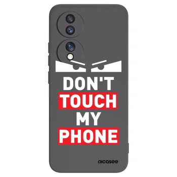 Picasee silikonowe czarne etui na Honor 70 - Shadow Eye - Transparent