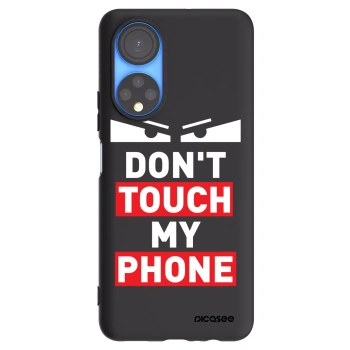 Picasee silikonowe czarne etui na Honor X7 - Shadow Eye - Transparent