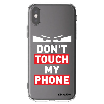 Picasee silikonowe przeźroczyste etui na Apple iPhone X/XS - Shadow Eye - Transparent