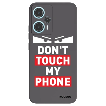 Picasee silikonowe czarne etui na Xiaomi Poco F5 - Shadow Eye - Transparent