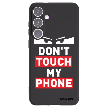 Picasee silikonowe czarne etui na Samsung Galaxy S24+ S926B 5G - Shadow Eye - Transparent