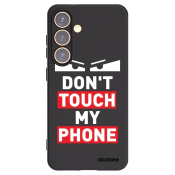 Picasee silikonowe czarne etui na Samsung Galaxy S24 S921B 5G - Shadow Eye - Transparent