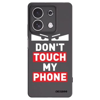 Picasee silikonowe czarne etui na Xiaomi Redmi Note 13 4G - Shadow Eye - Transparent